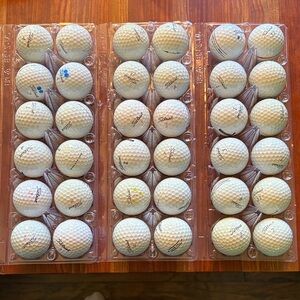 Titleist White Golf Balls Collection 3 dozen, near mint condition